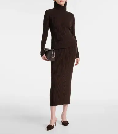 Jardin des Orangers Ribbed-knit cashmere maxi skirt | Thumbnail 4 Jardin des Orangers Ribbed-knit cashmere maxi skirt | Thumbnail 4