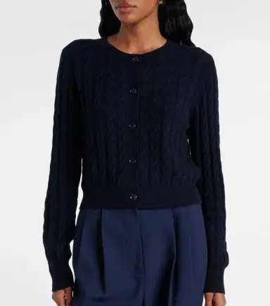 Jardin des Orangers Cable-knit wool and cashmere cardigan | Thumbnail 5 Jardin des Orangers Cable-knit wool and cashmere cardigan | Thumbnail 5