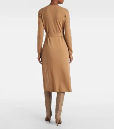 Jardin des Orangers Wool and cashmere wrap dress | Thumbnail 2 Jardin des Orangers Wool and cashmere wrap dress | Thumbnail 2