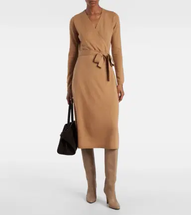 Jardin des Orangers Wool and cashmere wrap dress | Thumbnail 5 Jardin des Orangers Wool and cashmere wrap dress | Thumbnail 5