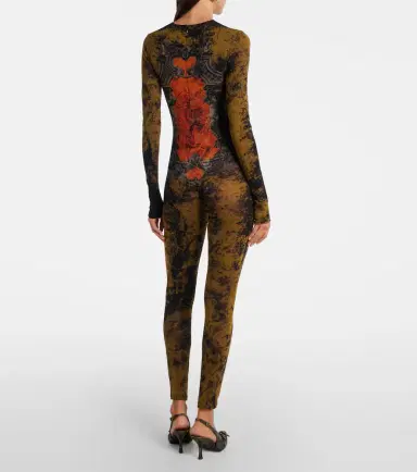 Jean Paul Gaultier Médallion printed mesh catsuit | Thumbnail 4 Jean Paul Gaultier Médallion printed mesh catsuit | Thumbnail 4