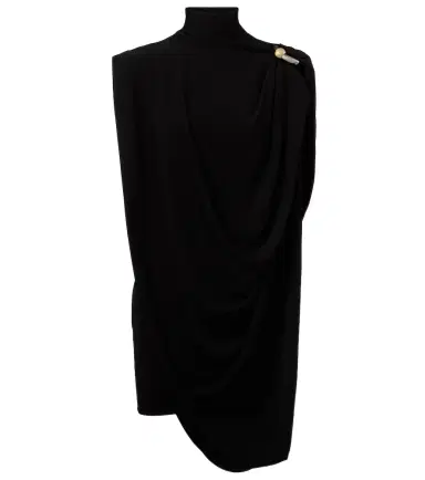 Jean Paul Gaultier Draped embellished jersey minidress | Thumbnail 1 Jean Paul Gaultier Draped embellished jersey minidress | Thumbnail 1