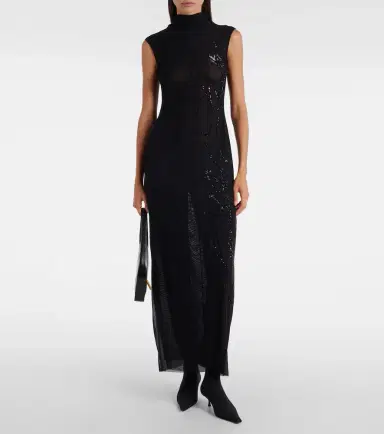 Jean Paul Gaultier Sequined mesh maxi dress | Thumbnail 3 Jean Paul Gaultier Sequined mesh maxi dress | Thumbnail 3