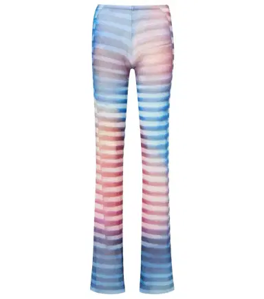 Jean Paul Gaultier Printed striped mesh flared pants | Thumbnail 1 Jean Paul Gaultier Printed striped mesh flared pants | Thumbnail 1
