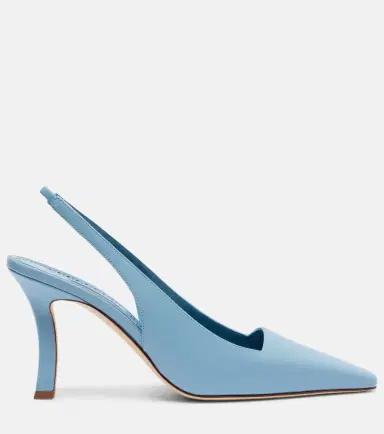 Manolo Blahnik Moirasli leather slingback pumps | Thumbnail 4 Manolo Blahnik Moirasli leather slingback pumps | Thumbnail 4