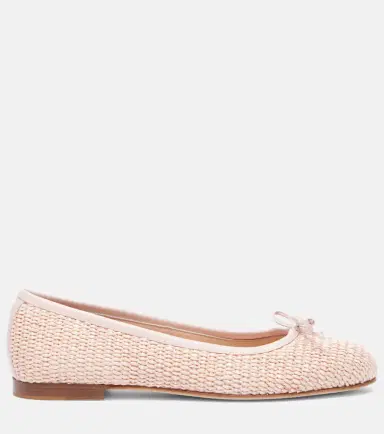 Manolo Blahnik Veralli raffia ballet flats | Thumbnail 4 Manolo Blahnik Veralli raffia ballet flats | Thumbnail 4