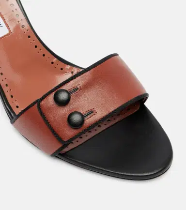 Manolo Blahnik Muluka 70 leather mules | Thumbnail 2 Manolo Blahnik Muluka 70 leather mules | Thumbnail 2