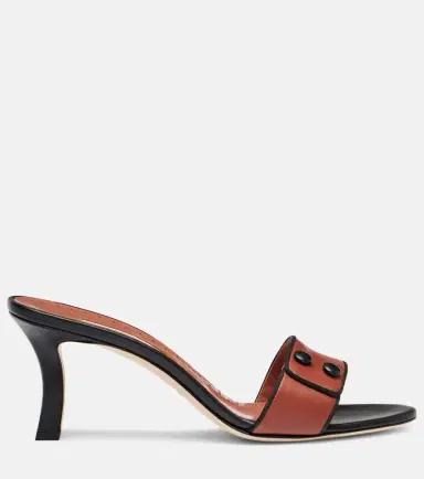 Manolo Blahnik Muluka 70 leather mules | Thumbnail 4 Manolo Blahnik Muluka 70 leather mules | Thumbnail 4