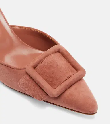 Manolo Blahnik Maysale 50 suede mules | Thumbnail 2 Manolo Blahnik Maysale 50 suede mules | Thumbnail 2