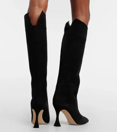 Manolo Blahnik Miralone 90 suede knee-high boots | Thumbnail 6 Manolo Blahnik Miralone 90 suede knee-high boots | Thumbnail 6