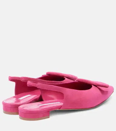 Manolo Blahnik Maylura suede slingback flats | Thumbnail 2 Manolo Blahnik Maylura suede slingback flats | Thumbnail 2