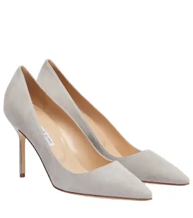 Manolo Blahnik BB 90 suede pumps | Thumbnail 1 Manolo Blahnik BB 90 suede pumps | Thumbnail 1