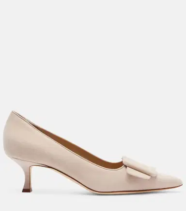 Manolo Blahnik Maysale 50 suede pumps | Thumbnail 3 Manolo Blahnik Maysale 50 suede pumps | Thumbnail 3