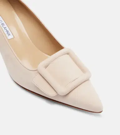 Manolo Blahnik Maysale 50 suede pumps | Thumbnail 4 Manolo Blahnik Maysale 50 suede pumps | Thumbnail 4