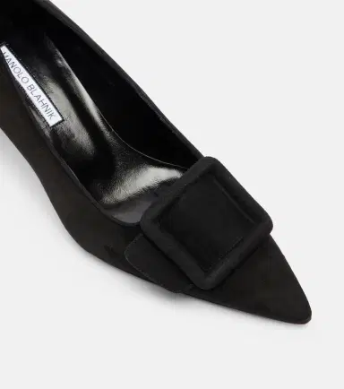 Manolo Blahnik Maysalepump 50 suede pumps | Thumbnail 2 Manolo Blahnik Maysalepump 50 suede pumps | Thumbnail 2