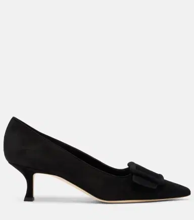 Manolo Blahnik Maysalepump 50 suede pumps | Thumbnail 4 Manolo Blahnik Maysalepump 50 suede pumps | Thumbnail 4