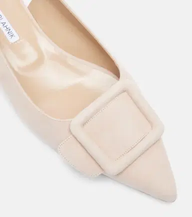 Manolo Blahnik Maylura suede slingback flats | Thumbnail 2 Manolo Blahnik Maylura suede slingback flats | Thumbnail 2