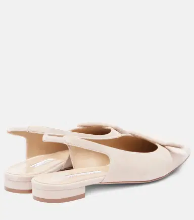 Manolo Blahnik Maylura suede slingback flats | Thumbnail 3 Manolo Blahnik Maylura suede slingback flats | Thumbnail 3