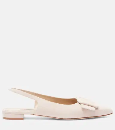 Manolo Blahnik Maylura suede slingback flats | Thumbnail 4 Manolo Blahnik Maylura suede slingback flats | Thumbnail 4