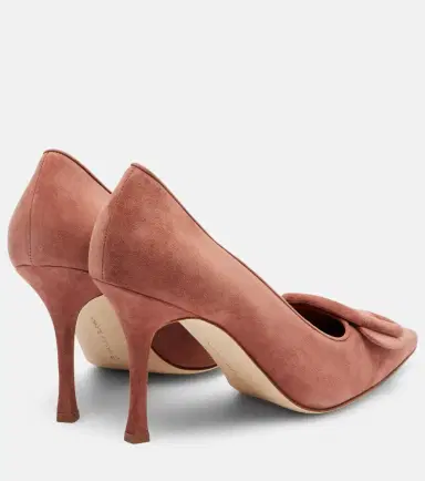 Manolo Blahnik Maysale 90 suede pumps | Thumbnail 2 Manolo Blahnik Maysale 90 suede pumps | Thumbnail 2