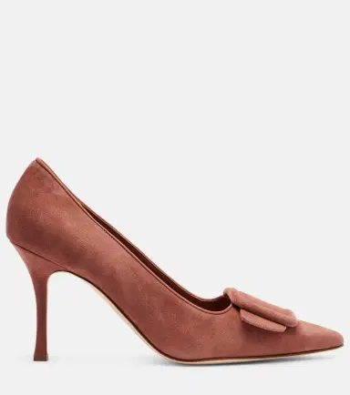 Manolo Blahnik Maysale 90 suede pumps | Thumbnail 3 Manolo Blahnik Maysale 90 suede pumps | Thumbnail 3