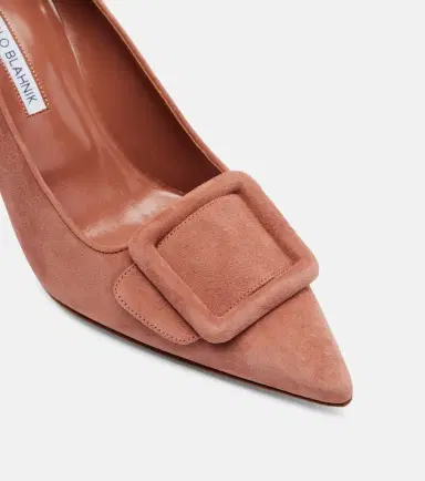 Manolo Blahnik Maysale 90 suede pumps | Thumbnail 4 Manolo Blahnik Maysale 90 suede pumps | Thumbnail 4