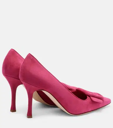 Manolo Blahnik Maysale 90 suede pumps | Thumbnail 2 Manolo Blahnik Maysale 90 suede pumps | Thumbnail 2