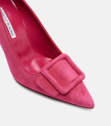 Manolo Blahnik Maysale 90 suede pumps | Thumbnail 3 Manolo Blahnik Maysale 90 suede pumps | Thumbnail 3