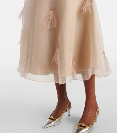Dorothee Schumacher Sheer Volumes silk organza midi skirt | Thumbnail 3 Dorothee Schumacher Sheer Volumes silk organza midi skirt | Thumbnail 3