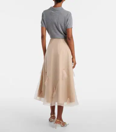 Dorothee Schumacher Sheer Volumes silk organza midi skirt | Thumbnail 5 Dorothee Schumacher Sheer Volumes silk organza midi skirt | Thumbnail 5