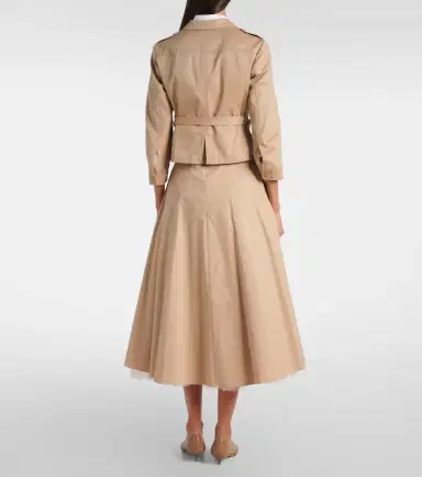 Dorothee Schumacher Luxury Layer cotton trench coat | Thumbnail 5 Dorothee Schumacher Luxury Layer cotton trench coat | Thumbnail 5
