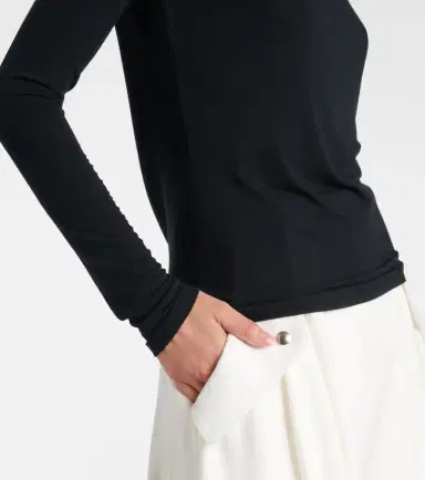 Dorothee Schumacher Chic Comfort off-shoulder top | Thumbnail 4 Dorothee Schumacher Chic Comfort off-shoulder top | Thumbnail 4