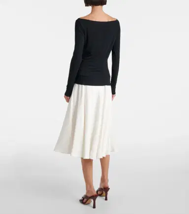 Dorothee Schumacher Chic Comfort off-shoulder top | Thumbnail 6 Dorothee Schumacher Chic Comfort off-shoulder top | Thumbnail 6