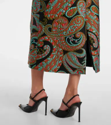 Etro Paisley jacquard midi skirt | Thumbnail 4 Etro Paisley jacquard midi skirt | Thumbnail 4