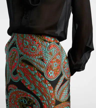 Etro Paisley jacquard midi skirt | Thumbnail 5 Etro Paisley jacquard midi skirt | Thumbnail 5