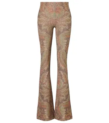 Etro Printed jersey flared pants | Thumbnail 1 Etro Printed jersey flared pants | Thumbnail 1
