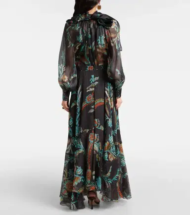 Etro Printed silk satin maxi skirt | Thumbnail 3 Etro Printed silk satin maxi skirt | Thumbnail 3