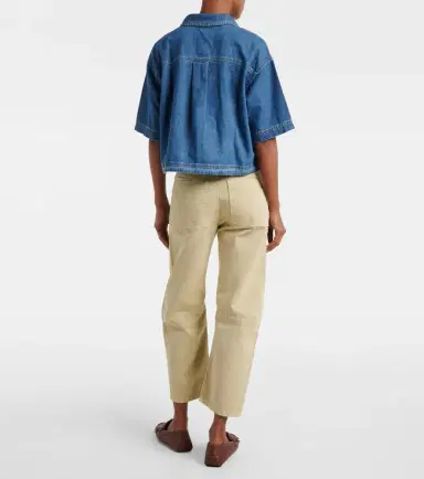 Velvet Brylie cotton twill barrel-leg pants | Thumbnail 6 Velvet Brylie cotton twill barrel-leg pants | Thumbnail 6