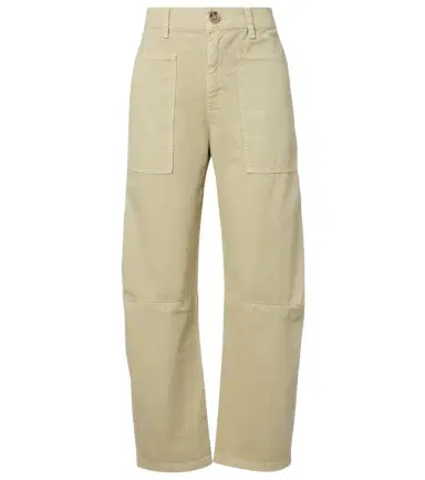 Velvet Brylie cotton twill barrel-leg pants | Thumbnail 1 Velvet Brylie cotton twill barrel-leg pants | Thumbnail 1