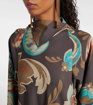 Etro Printed asymmetric maxi dress | Thumbnail 5 Etro Printed asymmetric maxi dress | Thumbnail 5