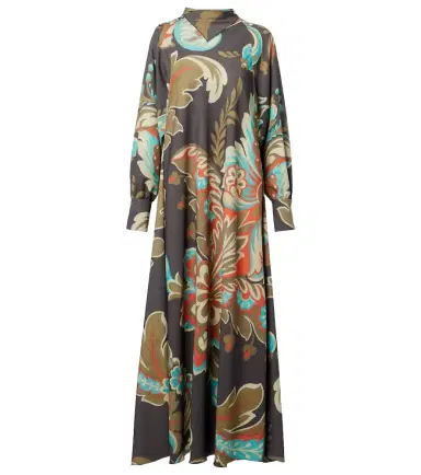 Etro Printed asymmetric maxi dress | Thumbnail 1 Etro Printed asymmetric maxi dress | Thumbnail 1