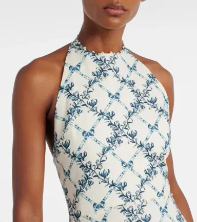 Agua by Agua Bendita Balsa open-back linen midi dress | Thumbnail 3 Agua by Agua Bendita Balsa open-back linen midi dress | Thumbnail 3