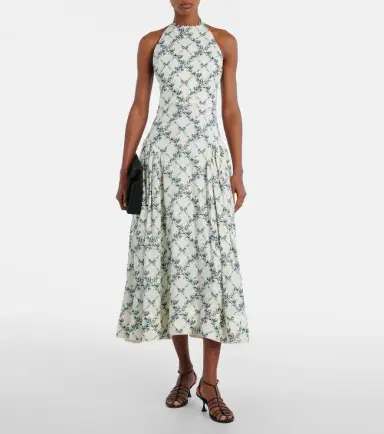 Agua by Agua Bendita Balsa open-back linen midi dress | Thumbnail 5 Agua by Agua Bendita Balsa open-back linen midi dress | Thumbnail 5