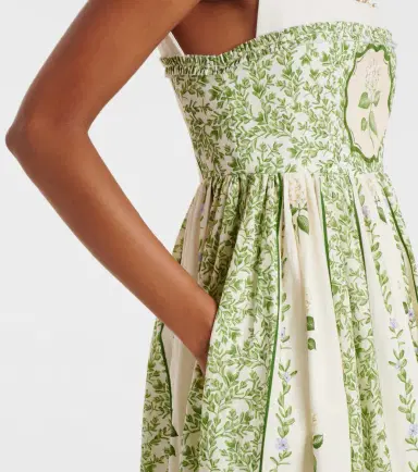 Agua by Agua Bendita Barbara floral cotton midi dress | Thumbnail 2 Agua by Agua Bendita Barbara floral cotton midi dress | Thumbnail 2