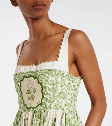 Agua by Agua Bendita Barbara floral cotton midi dress | Thumbnail 5 Agua by Agua Bendita Barbara floral cotton midi dress | Thumbnail 5