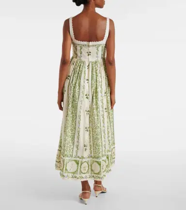 Agua by Agua Bendita Barbara floral cotton midi dress | Thumbnail 6 Agua by Agua Bendita Barbara floral cotton midi dress | Thumbnail 6
