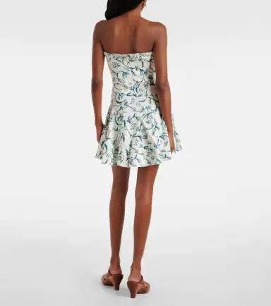 Agua by Agua Bendita Caudal strapless cotton-blend minidress | Thumbnail 4 Agua by Agua Bendita Caudal strapless cotton-blend minidress | Thumbnail 4