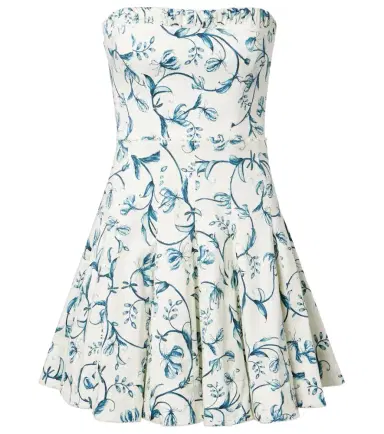 Agua by Agua Bendita Caudal strapless cotton-blend minidress | Thumbnail 1 Agua by Agua Bendita Caudal strapless cotton-blend minidress | Thumbnail 1