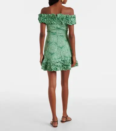 Agua by Agua Bendita Jardín ruffled cotton-blend poplin minidress | Thumbnail 5 Agua by Agua Bendita Jardín ruffled cotton-blend poplin minidress | Thumbnail 5