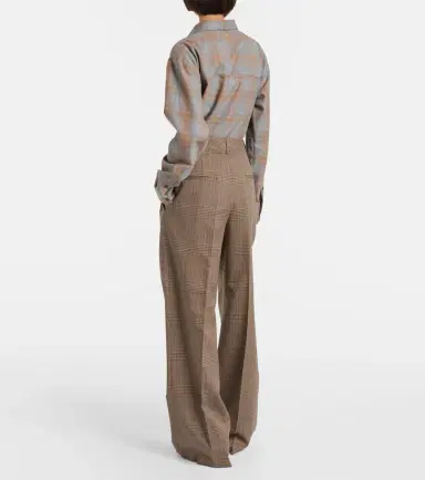 Rohe Róhe Checked virgin wool straight pants | Thumbnail 6 Rohe Róhe Checked virgin wool straight pants | Thumbnail 6
